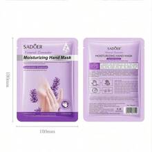SADOER 薰衣草柔潤保濕去角質手膜，適用乾裂手部－嬰兒般柔軟手膜襪，去除死皮、亮白柔嫩肌膚、淡化細紋，男女皆適用 - 彩色 - 查看 10