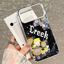 South Park Characters Galaxy Phone Case, Compatible With  17,  16 Pro Max,  15 Pro Max,  13, And  12. Made Of TPU, It Provides Shock And Drop Protection. Perfect For Fans Of Animated Series, This Case Makes A Unique Gift For Birthdays, Holidays, And Special Occasions. - 白色LB55 - 查看 5
