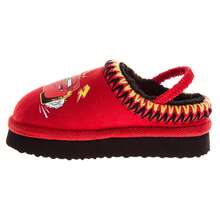 Disney Pantuflas de de Cars de para niños, suaves, acogedoras y cómodas (tallas para niños pequeños 5-10 / tallas para niños pequeños 11-12) - Rojo - Ver 4