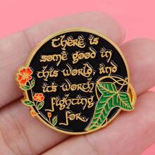 Cute Enamel Pin Lapel Pins Badges On Backpack Women's Brooch Zinc Alloy Clothes Gift Jewelry Fashion Accessories - Black - View 7
