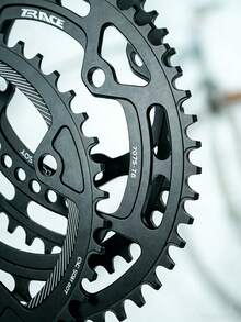 ZRACE BCD104 Narrow Width Tooth Chainrings Chainwheels For MTB/Road/Foldingbike/Gravel-Bikes 40T/42T/44T/46T/48T/50T/52T AL7075 - Red - View 6