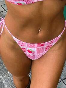 Sultry Sol 2026新款女士时尚系带沙滩度假必备泳装比基尼套装 - 彩色 - 查看 3