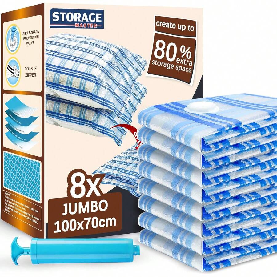 High Quality Vacuum Storage Bags Space Saving Compression Bags For Bedding Clothes And Travel Packing