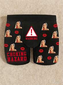 1 chiếc quần lót nam in hình theo yêu cầu - Hình mặt người và họa tiết trái tim màu pastel, quần lót nam in hình theo yêu cầu | Món quà Valentine/kỷ niệm tuyệt vời, quà tặng lý tưởng cho bạn trai, sản phẩm có thể tùy chỉnh, quần lót nam, quà tặng nam, quà Giáng sinh, quà nhét vào tất Giáng sinh cho người lớn, quà tặng đa năng chất lượng cao cho bạn trai - Nhiều màu - Xem 3