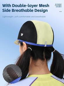 WEST BIKING 时尚女士遮阳帽 防晒吸汗速干骑行头盔内衬帽 反光卡通公路自行车帽 夏季女士骑行帽 - 多色 - 查看 4