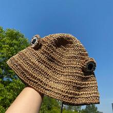 Women Straw Hat - Beige - View 8