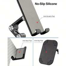 Soporte ajustable para teléfono, ajustable y plegable, adecuado para iPhone talla grande altos y compatible con teléfonos inteligentes y tabletas de 4.7" a 13", regalo de primavera - Multicolor - Ver 3