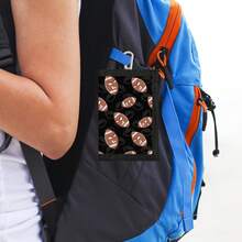 Football Style Printed Tri-Fold Wallet, Ideal Gift Choice - Multicolor - View 5