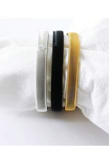 2/6件装衬衫袖套，弹性金属臂带，防止袖子滑落，男女通用 - 彩色 - 查看 8