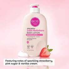 Eos Shea Better Body Lotion Strawberry Dream, 24-Hour Moisture Skin Care, Lightweight & Non-Greasy, Natural Shea, Vegan, Strawberry Body Lotion, 16 Fl Oz - Strawberry Dream - 查看 2