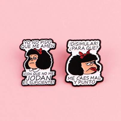 Enamel Pin Lapel Pins Badges On Backpack Women's Brooch Clothes Gift Jewelry Fashion Accessories