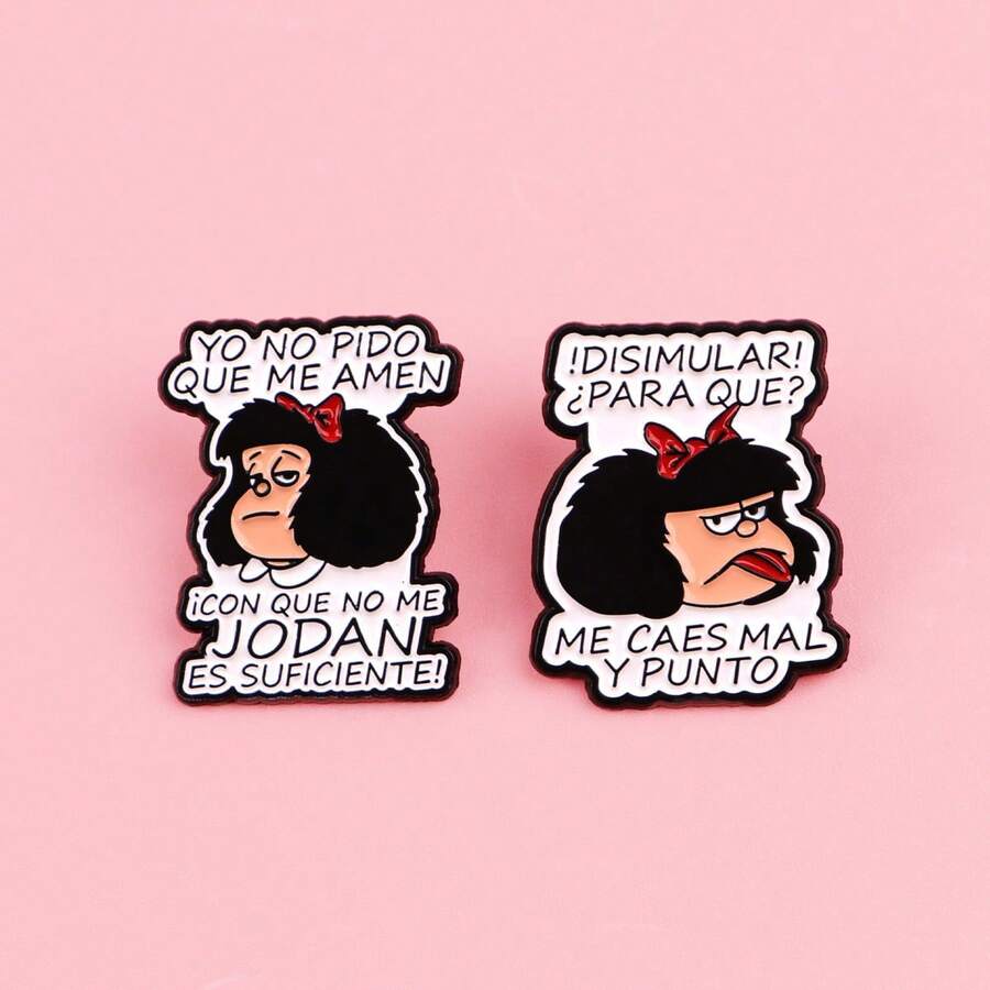 Enamel Pin Lapel Pins Badges On Backpack Women's Brooch Clothes Gift Jewelry Fashion Accessories