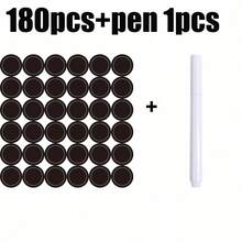 5 张 180 个圆形带粘性的香料标签，适用于香料罐，空白可书写标签，调味料标签，可用于厨房食品储藏罐、盖子、食品容器和香料储存盒。 - 黑色 - 查看 15
