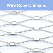 200pcs 1/16" Aluminum Crimping Sleeves, Cable Ferrule Steel Wire Rope Sleeves - 200Pcs - View 5