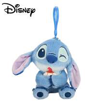 1pc Official Disney Stitch Plush Doll, Summer Celebration Series Dancing Summer Hanging Decoration, Stitch Enjoying Summer Figurine, Children's Comfort Doll, Home Decor, Bag Charm, Holiday Gift - Blue - View 18