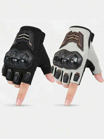 1 par de guantes de motocicleta unisex, diseñados para conducir motocicletas con función de pantalla táctil y almohadillas antideslizantes. Adecuado para mantener el calor en invierno, motociclismo todoterreno, deportes de carreras, entrenamiento físico, ejercicios con mancuernas, levantamiento de pesas, dominadas y otros deportes