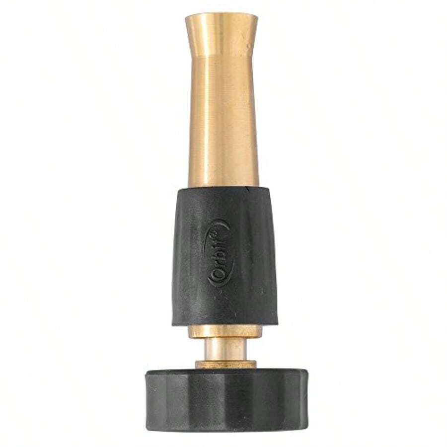 Orbit 4-Inch Brass Adjustable Hose Spray Nozzle 58044 - como en la foto - Ver 1