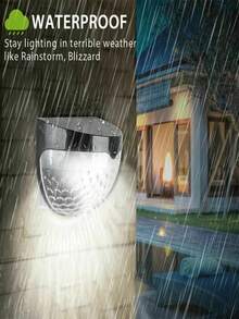 8 Stück Solar Zaunleuchten, LED Solar Wegeleuchten, Solar Poolleuchten, Outdoor Solar Leuchten, wasserdichte wandmontierte Outdoor Zaunleuchten, geeignet für Gartendekoration, Heimdekoration, Hofdekor, Garagendekor, Campingdekor, Wegbeleuchtung, Treppenbeleuchtung, Geburtstagsgeschenk, Feiertagsgeschenk, Partydekoration, Heimdekoration, Stufenbeleuchtung - Solar-Zaunleuchten - Übersicht 6