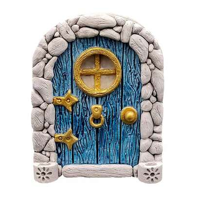 Wooden Fairy Door Decor, Creative Fairy Tale House Home Decor, Desktop Micro Landscape Ornament For Garden
