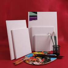 1 tấm vải bố căng sẵn, màu trắng trơn, thích hợp cho vẽ tranh sơn dầu, acrylic, màu nước và các hoạt động thủ công. - Nhiều màu - Xem 4