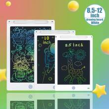 8.5 Inch Kids Electronic Drawing Tablet, No Blue Light, One-Key Erase, Reusable Drawing Board, Suitable For 3-8 Years Old Children, Text Enlightenment, Learning Toy, Express Imagination, School/Party Gift, Best Choice - White - View 6