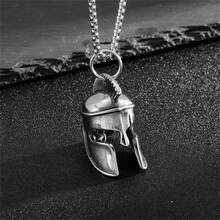 AD Vintage Punk Angel Evil Repellent Bell, Light Gray Stainless Steel Motorcycle Bell, Unisex Riding Decor Modification Accessory For Motorcycles And Bicycles - Roman Warrior Helmet - View 12