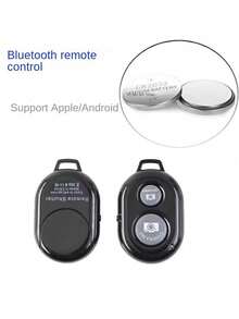 1pc Wireless Android/IOS Selfie Stick Remote Shutter, Selfie Stick Gadget - Black - View 6