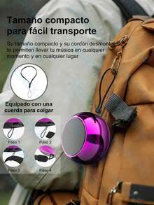 Mini altavoz inalámbrico Bluetooth, compacto y potente, portátil. - Ver 8