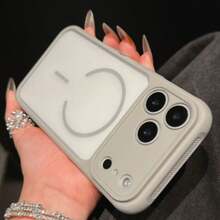 Shockproof MagSafe Compatible Frosted Orange 1pc New Protective Phone Case For IPhone 17 Pro/17 Pro Max Multiple Color Options Anti-Fall And Shock-Proof Full Body Protection Suitable For IPhone 17 Pro/Max Spring Gift - Multicolor - View 11