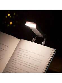 1pc Mini USB Rechargeable Reading Light - Portable Foldable, Warm & Cool Light, Eye-Care, 3 Adjustable Brightness Levels, Clip-On Book Light, Space-Saving Design, Suitable For Night Readers, Rechargeable For Reading, Work, Bedroom, Dorm Lamp - Multicolor - View 4