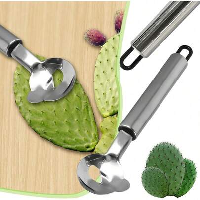 3 PCS Cactus Peeler Tools, Multifunctional Cactus Peeling Knife Tools,.48x1.81in Ergonomic Design, Easy To Clean, Suitable Cooking Cactus Noodles In Kitchen WY9V