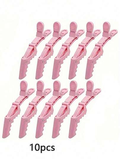 10pcs/5pcs/2pcs Multi Functional Hair Clip With Crocodile Clip And Hair Styling Clip Positioning Partition, Suitable For Hairdressers And Professional Hairstylists, Women's Plastic Anti Slip Hair Clip, Professional Salon Hair Clip, Hair Styling Clip With Crocodile Clip, Long Mouth Clip, Crane Mouth Clip, Curly Hair Stylist's Choice Home Bathroom Decor Fall Decor Back To School Hair Accessories