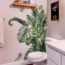 BRUP 1/2/3张/套热带丛林树叶墙贴，含巨嘴鸟和瓢虫图案 - 可移除自粘PVC墙贴，适用于卧室、客厅和浴室 - 熱帶葉片 - 查看 7