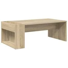 CROISSANCE Table basse Chêne Sonoma 95 x 50 x 34 cm Bois d'ingénierie - Tabac - Voir 8
