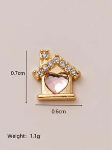 1件热销时尚复古透明相册吊坠项链。DIY蜜蜂酒杯、爱心蜻蜓、彩虹小屋、柠檬、马蹄菇、玫瑰眼五角星,镶嵌锆石,展现女性锁骨链的魅力,真空镀18K金,适用于DIY珠宝、项链、手链配件、耳环、钥匙扣、包包配件、女士珠宝配件、钱包配件、小吊坠、礼品。 - 多色1 - 查看 16