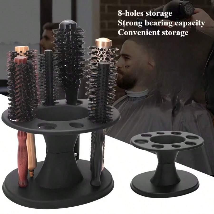 1/3pcs High Quality Round Hair Accessory Storage Box - Ideal For Storing Styling Tools And Accessories - Multicolor - View 1