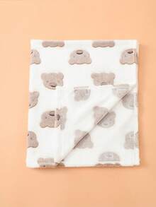 1 Stück bedruckte weiche Plüschbabydecke, Wickeltuch, kuschelige Kinderwagen-Decke, flauschige Krabbelmatte für Neugeborene Mädchen Jungen, Baby-Kinderbett-Bettwäsche, Kinderzimmer-Dekoration, Geschenk zur Babyparty für Neugeborene - Bedruckte Decke - Übersicht 13