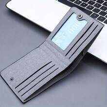 1pc Father's Day Pattern Coin Purse, Father's Day Text Wallet, Multi-Card Slot Card Holder Casual Wallet, Suitable As Father's Day Gift, Dad Gift, Gift Giving - Multicolor - View 7