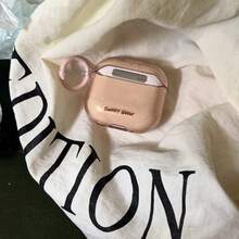 半透明蝴蝶结小熊 + Hoop Pro 3/2、4/3/2 耳机盒，时尚女士耳机盒，简约耳机盒，兼容苹果 - 淺粉色 - 查看 5