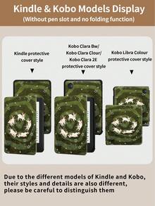 Kingsung 兔子跳舞图案平板电脑保护套,兼容9.7/10.2/10.5/10.9/12.9/Pro 11(第十代),兼容三星Galaxy Tab S6 Lite 10.4英寸,兼容Kindle Paperwhite(第十二代,2024款),Kindle(第十一代,2022款),Kobo Clara Color,柔软防摔保护,智能立放/自动唤醒/睡眠功能 - 彩色 - 查看 11