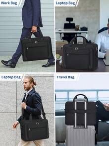 NEWHEY Roll Top Casual Backpack, Outdoor Travel Roll-Up Cover Daypack, Camping - Black - View 4