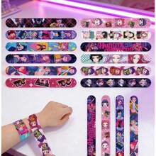 Bộ 12 vòng tay kiểu hoạt hình, vòng tay thiết kế nhân vật anime, đồ trang trí tiệc và phụ kiện chụp ảnh, quà tặng cho Giáng sinh, Ngày lễ tình nhân, Lễ Phục sinh và các ngày lễ khác. - Nhiều màu - Xem 7