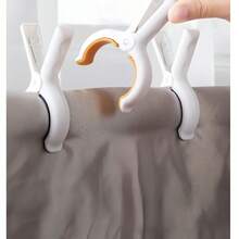 12/6/2pcs Plastic Beach Towel Clips, Heavy Duty Beach Towel Clips, Laundry Clips, Used To Keep Towels, Clothes, Blankets, Quilts Dry On Clothesline And Racks - Multicolor - View 8