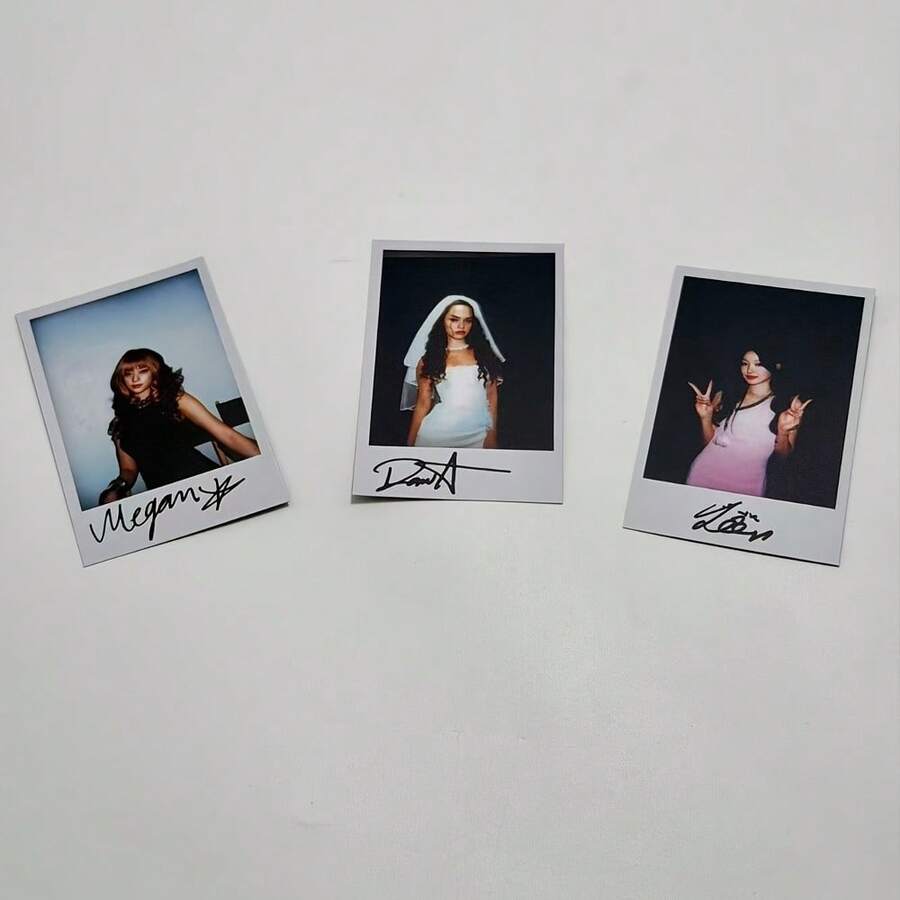6pcs KATS-EYE Eye Instant Photo Card Signature Collection Set, Card Game Deck And Set, Signature Collectibles, Card Paper, Unique Fan And Collector's Collection Cards - Multicolor - View 1