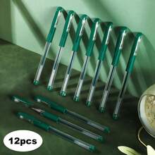 30支绿色凝胶笔，书写流畅，不留痕迹，适合办公、学生、返校文具用品 - 歐標中性筆 - 查看 8