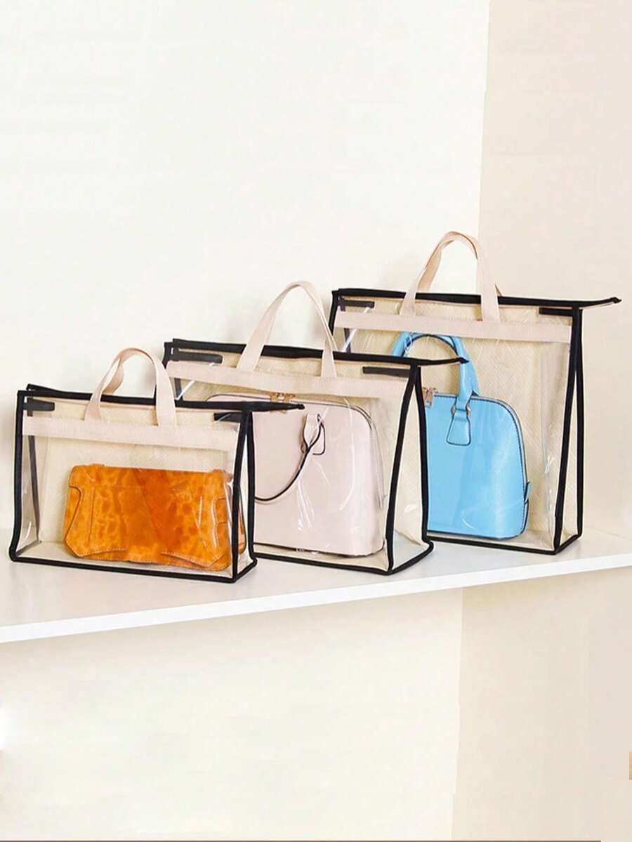 Household Storage Bags, Dust-Proof Bags, Wardrobe Moisture-Proof Transparent Leather Bags, Dust-Proof Bags, Sealed Bags, Protective Bags, Storage Hanging Bags - Multicolor - View 1