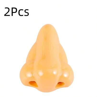 2pcs Unique Nose-Shaped Design, Adorable And Eye-Catching, Inject A Touch Of Relaxed Humor Into The Tense Study And Work Environment, Place On The Office Desk