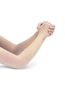 Random/Sun Protection Arm Sleeves, Unisex Compression Arm Warmers For Golf, Basketball, Cycling, Fishing, Driving, Running, Rowing, Gardening - Solid Color - View 9