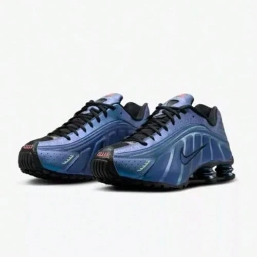 Nike Shox R4 Iridescent Purple HQ3446-001 Men's Size - Purple - View 1