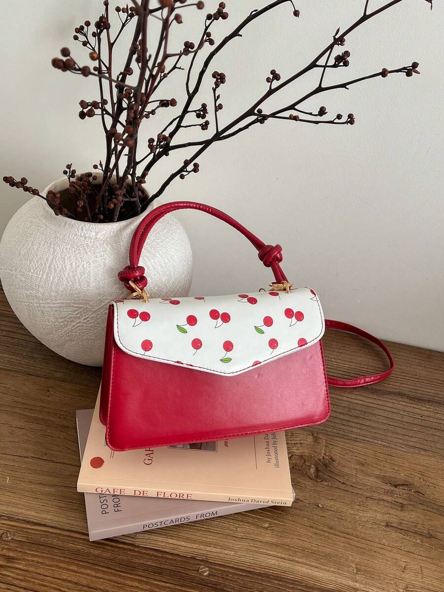 新款高品质女士包，单肩斜挎手提包小方包双肩包，通勤休闲学生日常轻便时尚百搭小众包 - 彩色 - 查看 1